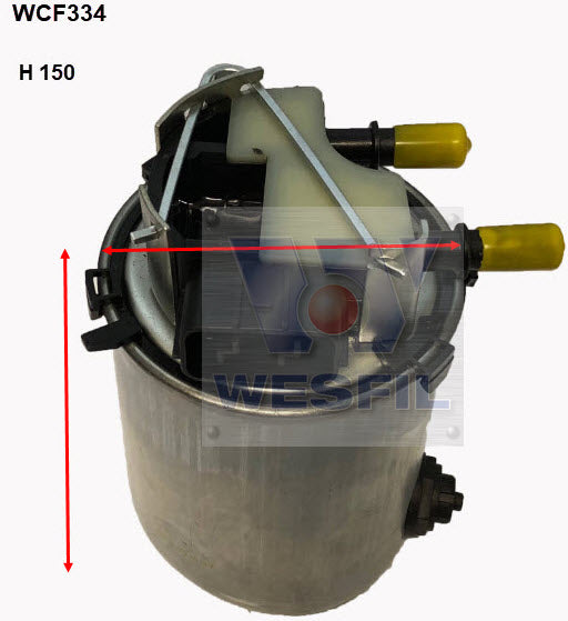 Diesel Fuel Filter Z1105 Nissan WCF334 - Cooper