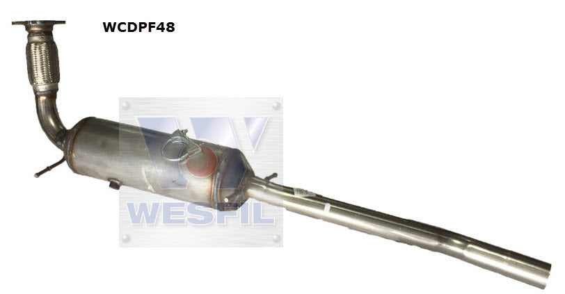 Diesel Particulate Filter (DPF) RPF263 Fits Ford WCDPF48 - Wesfil