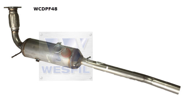 Diesel Particulate Filter (DPF) RPF263 Fits Ford WCDPF48 - Wesfil