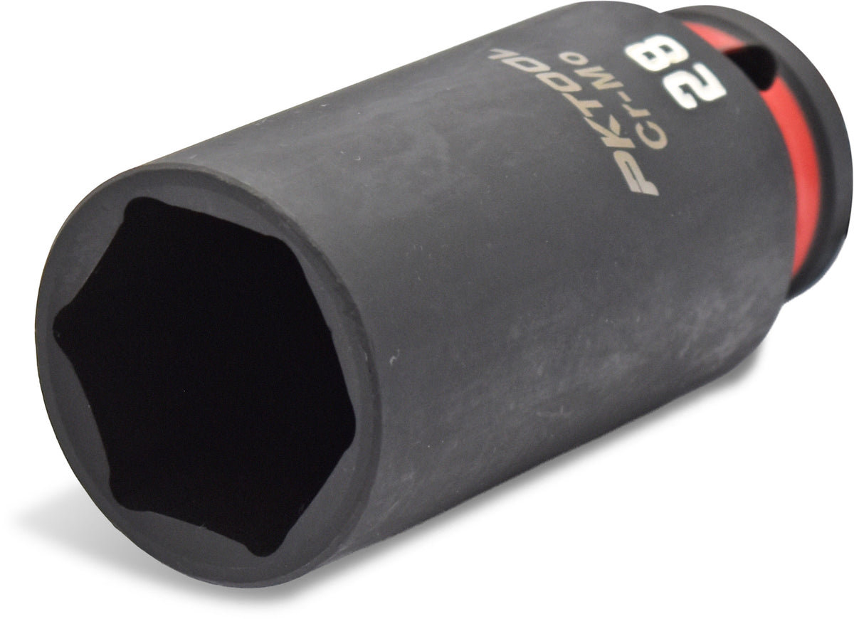 28mm 1/2″ Dr Deep Impact Socket 6pt - PKTool
