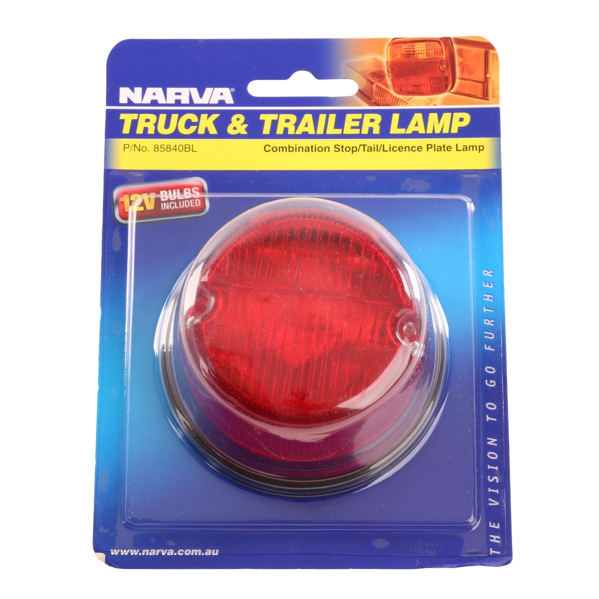 Rear Stop/Tail Licence Plate Lamp - Narva