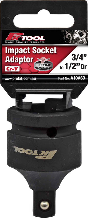 Socket Adaptor 3/4" RD to 1/2" Dr Impact Cr-V - PKTool