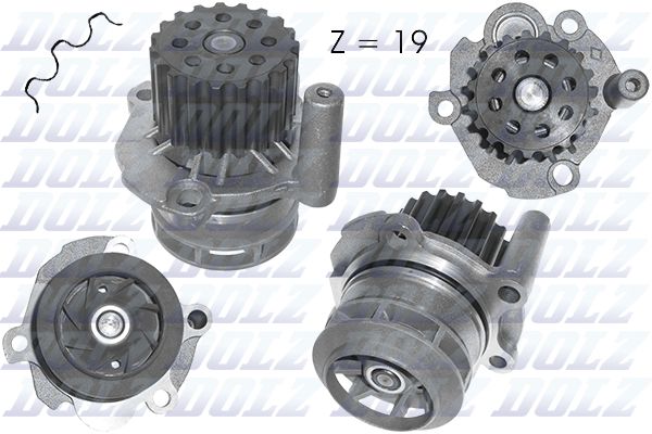 Audi Volkswagen 2.0LTDI Water Pump A251DZ - Austral