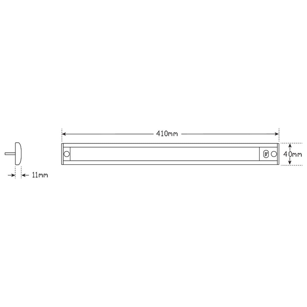 12V Interior Strip Light With Touch Sensor Switch With MCU Circuitry - LED AutoLamps | Universal Auto Spares