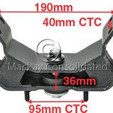 Engine Mount KIA D4CB 16V DOHC TURBO DIRECT A7289 - MACKAY