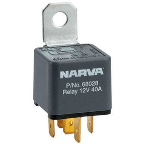 Relay 24V 30A Normally Open 5 Pin With Resistor - Narva