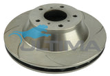 Brake Disc Rotor Front Right Hand Fits HSV ClubSport, Grange, GTS, Maloo, Senator VR, VS (Slotted) 328MM AAP046SR - Ultima