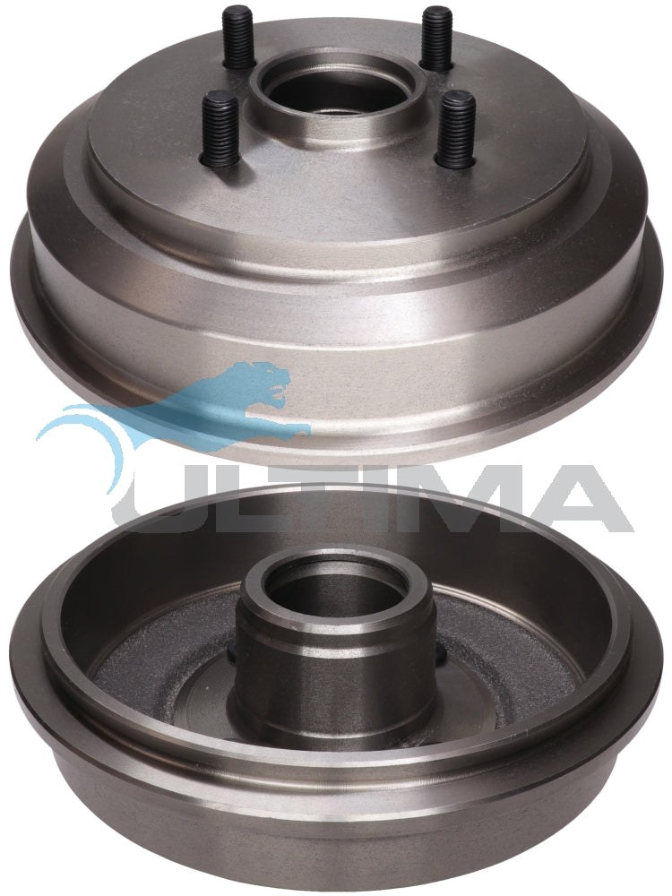 Brake Drum Fits Ford Fiesta Rear Drum 203 mm Rear AAP1626 - Ultima