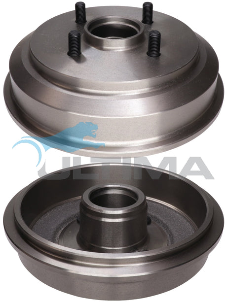 Brake Drum Fits Ford Fiesta Rear Drum 203 mm Rear AAP1626 - Ultima
