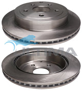Brake Disc Rotor (Rear) Fits Commodore VE V6 AAP2027 - Ultima