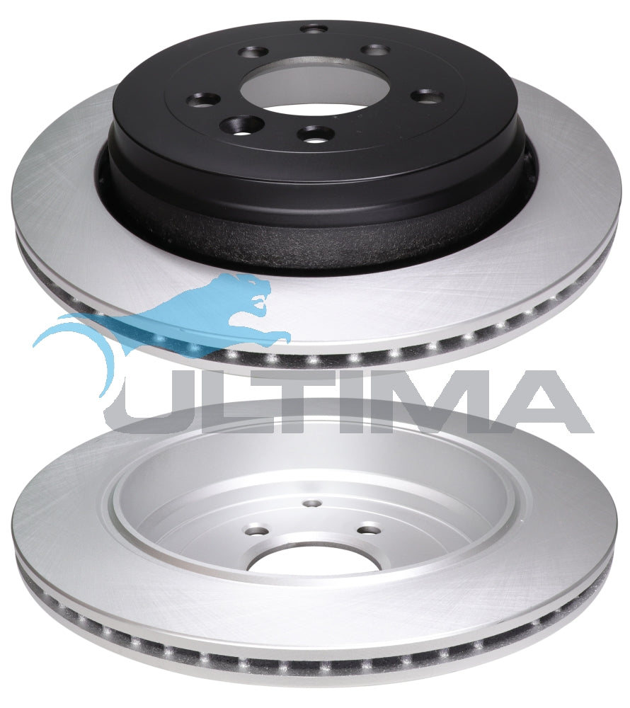 Rear Rotor (R) Fits Ranger Rover III Sport 2.7L 05-On Geomet Coated AAP2091 - Ultima