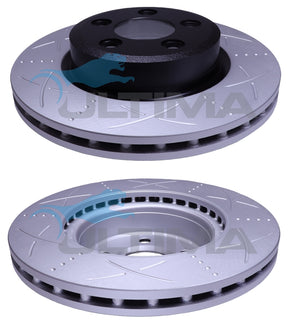 Slotted Front Rotor (F) Fits Falcon BF-FG, Territory TS, TX AAP2107S - Ultima