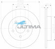 Brake Drum Rear (R) Fits Focus LS, LT AAP2119 - Ultima