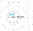 Brake Drum Rear (R) Fits Transit VM 07/2006 on 108mm CTR HOLE GEOMET COATED AAP2133 - Ultima