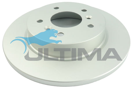 Brake Disc Rotor Rear Fits Nissan Qashqai, Renault Koleos 2014-On, Geomet Coated AAP2185 - Ultima