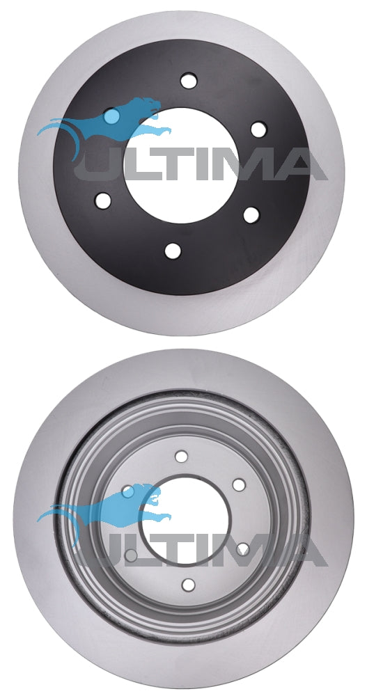 Brake Disc Rotor Rear Fits Mitsubishi PB/PC Challenger 2009-2015 AAP2215 - Ultima
