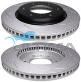 Brake Disc Rotor Front BLK UNI-DIRECTIONAL SLOTTED Fits TRITON 4x2, 4x4 MR 2019 on PAJERO SPORT 2015 ON 320mm Rotor AAP2234S - Ultima