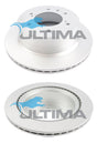 Brake Disc Rotor Rear Fits MITSUBISHI PAJERO SPORT QE 1/15 ON GEOMAT COATED AAP2235 - Ultima
