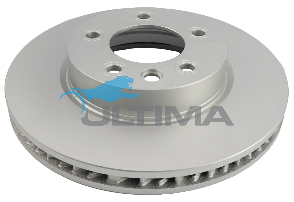 Brake Disc Rotor Front LHS Fits VW TOUAREG 17" WHEELS 02- 330MM GEOMET COATED LH VANE AAP2244L - Ultima