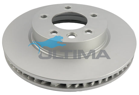 Brake Disc Rotor Front LHS Fits VW TOUAREG 17" WHEELS 02- 330MM GEOMET COATED LH VANE AAP2244L - Ultima