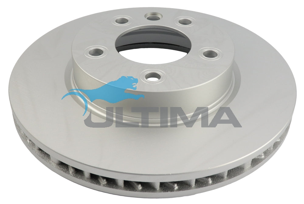 Brake Disc Rotor Front RHS Fits VW TOUAREG 17" WHEELS 02- 330MM GEOMET COATED RH VANE AAP2244R - Ultima