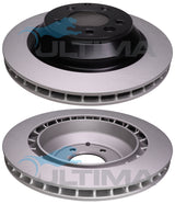 Brake Disc Rotor Rear Fits VW Touareg 7L, Porsche, Audi Q7 358mm AAP2249 - Ultima