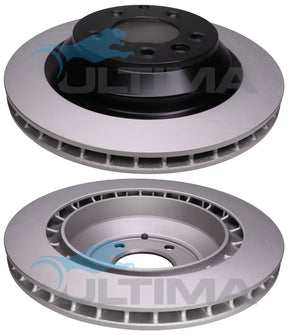 Brake Disc Rotor Rear Fits VW Touareg 7L, Porsche, Audi Q7 358mm AAP2249 - Ultima