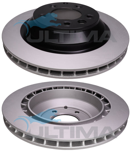 Brake Disc Rotor Rear Fits VW Touareg 7L, Porsche, Audi Q7 358mm AAP2249 - Ultima