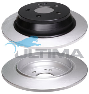 Brake Disc Rotor (R) Fits Mercedes-Benz Vito 9/03-08, Viano 6/03-07 Geomet Coated AAP2257 - Ultima