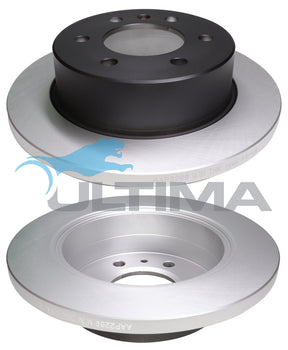 Brake Disc Rotor Rear Fits MERC SPRINTER 3T 3.5T 06/06-ON GEOMET COATED AAP2269 - Ultima