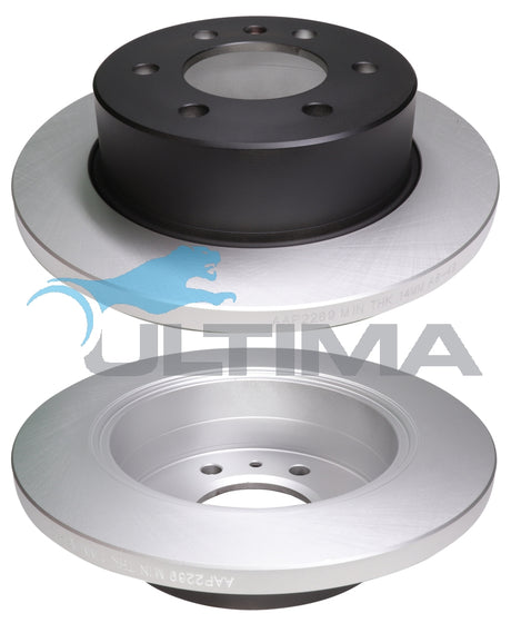 Brake Disc Rotor Rear Fits MERC SPRINTER 3T 3.5T 06/06-ON GEOMET COATED AAP2269 - Ultima