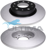 Brake Disc Rotor Rear Fits Alfa Giuletta, Brera, 159. FIAT 500x AAP2297 - Ultima