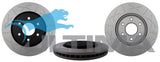 Brake Disc Rotor Front Fits NAVARA D40 2005 on 16" WHEEL SLOTTED UNI_DIRECTIONAL AAP2310S - Ultima