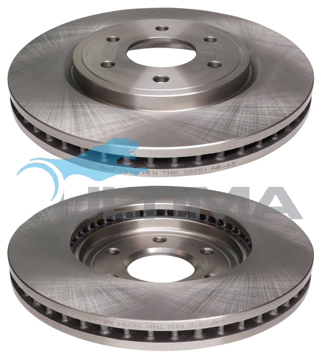 Brake Disc Rotor (F) Fits Navara D40 2005 On 16" Wheel AAP2310 - Ultima