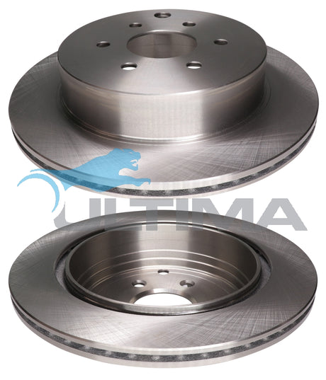 Brake Disc Rotor Rear Fits PATHFINDER R51 4.0L 17" WHEELS AAP2311 - Ultima
