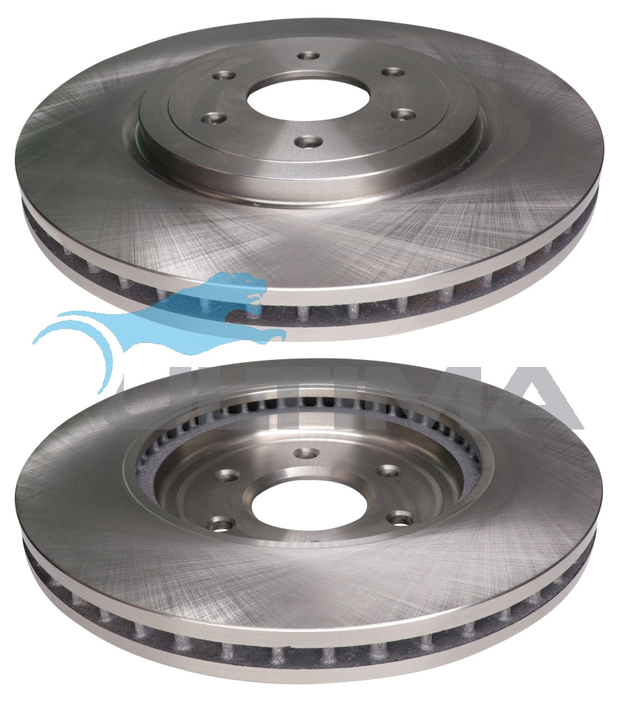 Brake Disc Rotor (F) Fits Navara D40 2005 On 17" Wheel AAP2312 - Ultima
