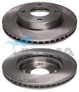 Brake Disc Rotor (Front) Fits Nissan Tiida C11 1.8 06 On AAP2328 - Ultima