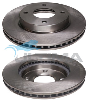 Brake Disc Rotor (Front) Fits Nissan Tiida C11 1.8 06 On AAP2328 - Ultima