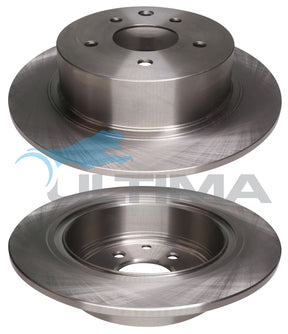 Brake Disc Rotor (Rear) Fits Nissan Dualis J10 07-, Qashqai J10E 08- AAP2331 - Ultima