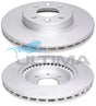 Brake Disc Rotor Front Fits RENAULT CLIO, KANGOO GEOMET COATED AAP2352 - Ultima