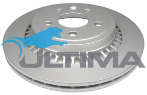 Brake Disc Rotor Rear Fits VOLVO XC60 GEOMAT COATED AAP2375 - Ultima