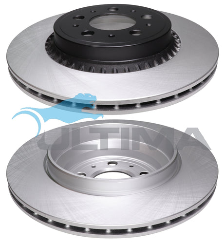 Brake Disc Rotor Rear Fits VOLVO XC90 7/07- 16 & 17" GEOMET COATED AAP2377 - Ultima