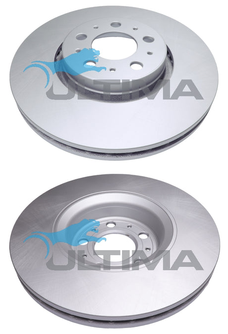 Brake Disc Rotor Front Fits VOLVO XC60, XC90 3M OD GEOMET COATED AAP2378 - Ultima
