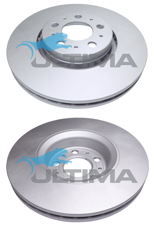 Brake Disc Rotor Front Fits VOLVO XC60, XC90 3M OD GEOMET COATED AAP2378 - Ultima