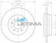 Brake Disc Rotor Rear Fits VOLVO S60 15" & 16" WHEELS 11/00 ON AAP2383 - Ultima