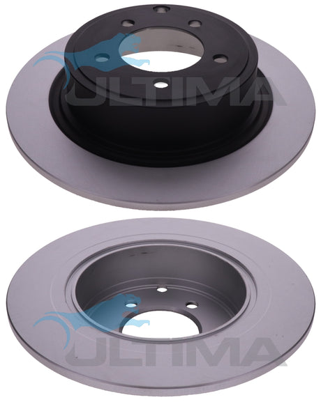 Brake Disc Rotor Rear Fits JEEP COMPASS, PATRIOT, MISTSUBISHI LANCER GTS, ASX, OUTLANDER ZG AAP2425 - Ultima
