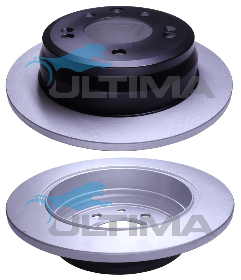 Brake Disc Rotor Rear Fits Hyundai i30, ix35, i40, i45 All 2003 Onwards 262/61/10 AAP2459 - Ultima