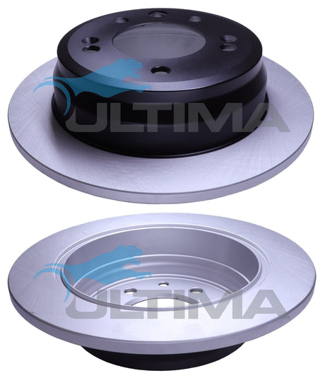 Brake Disc Rotor Rear Fits Hyundai i30, ix35, i40, i45 All 2003 Onwards 262/61/10 AAP2459 - Ultima