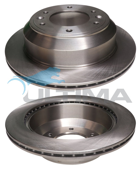 Brake Disc Rotor Rear Fits Hyundai iLoad/iMax 1/07 Onwards AAP2461 - Ultima