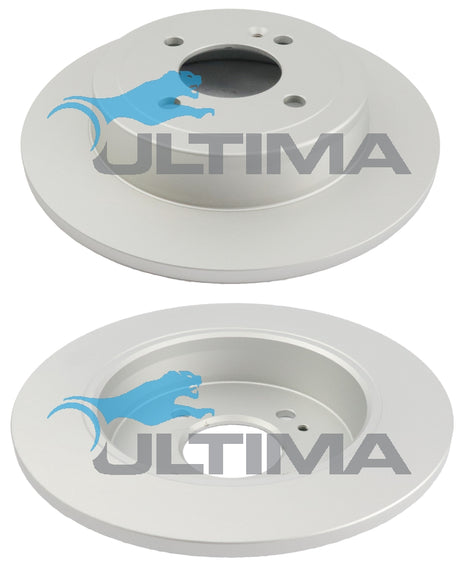 Brake Disc Rotor Rear Fits Hyundai Accent 7/2011-On, Kia Rio 9/2011-On AAP2477 - Ultima